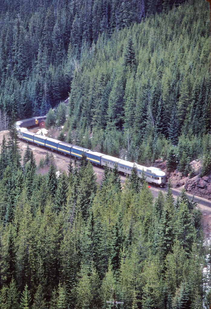 A Westbound Canadian, Kicking Horse Pass, 1982