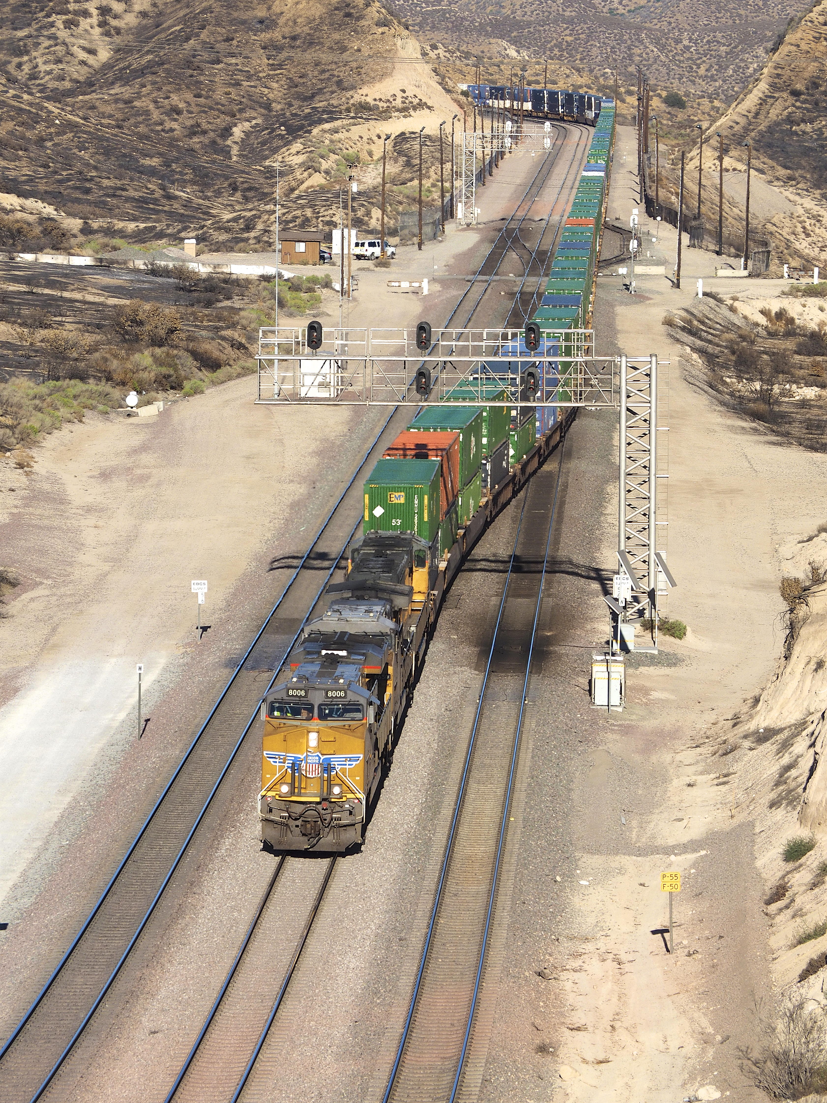 Crossovers at Summit Cajon Pass