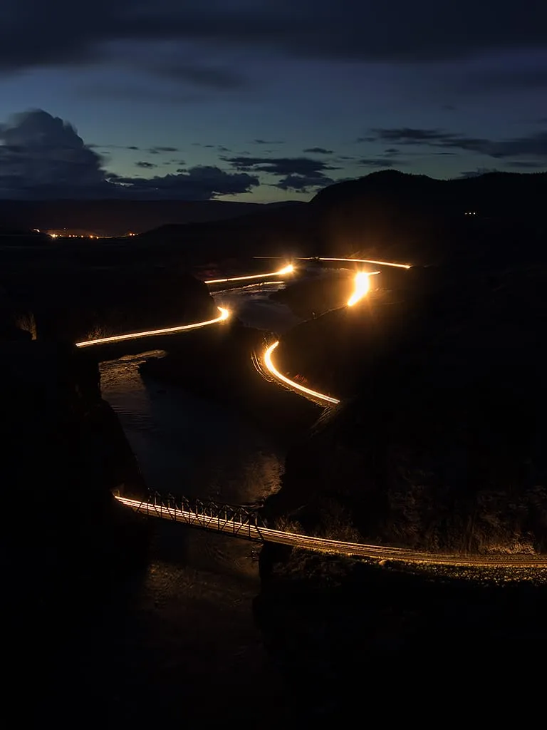 23.06.2016, Black Canyon, Ashcroft (British Columbia, Canada), night version