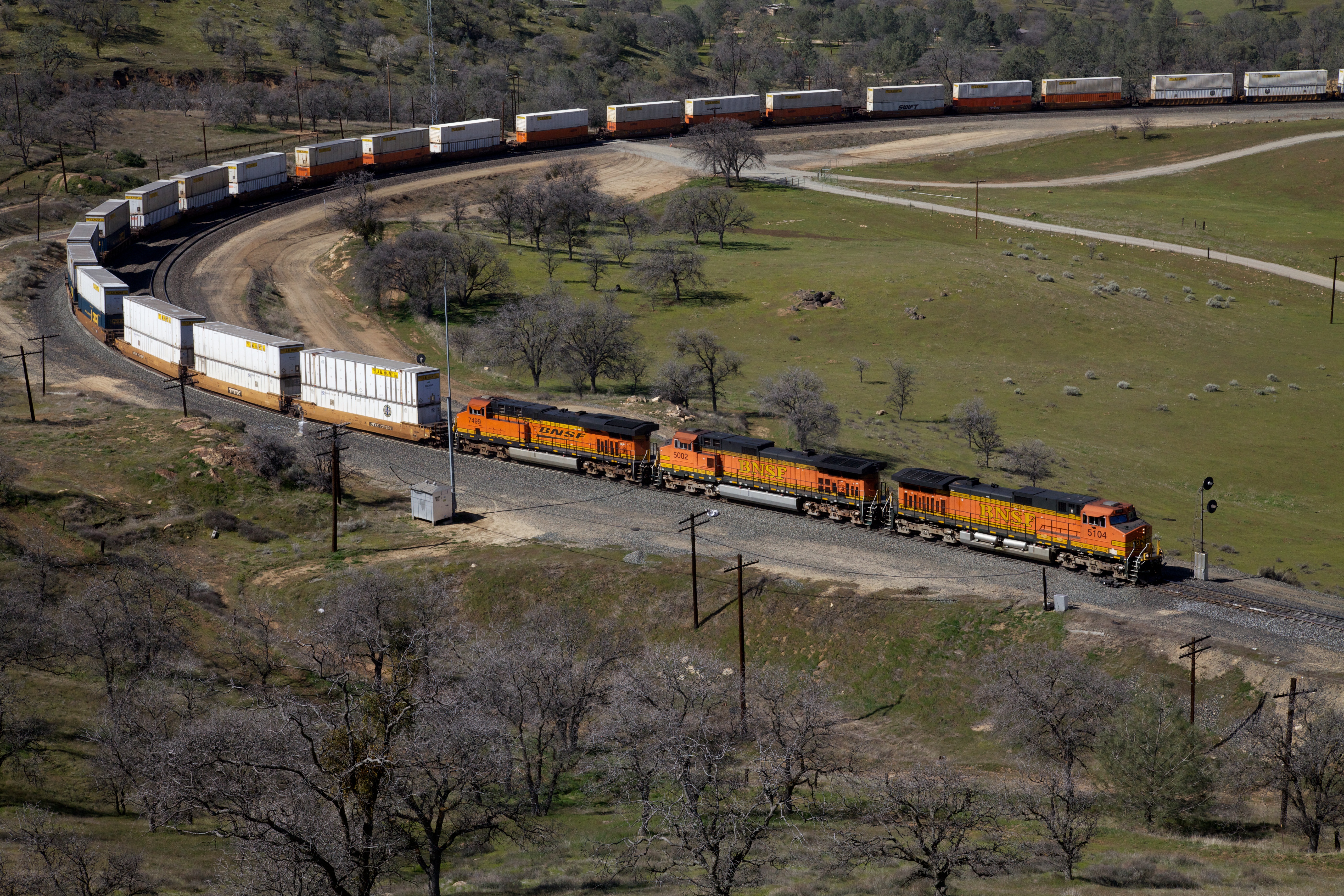 BNSF Freight on the Tehachapi Loop