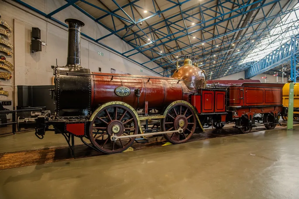 Furness Railway steam locomotive 'Coppernob' 0-4-0 at the National Railway Museum