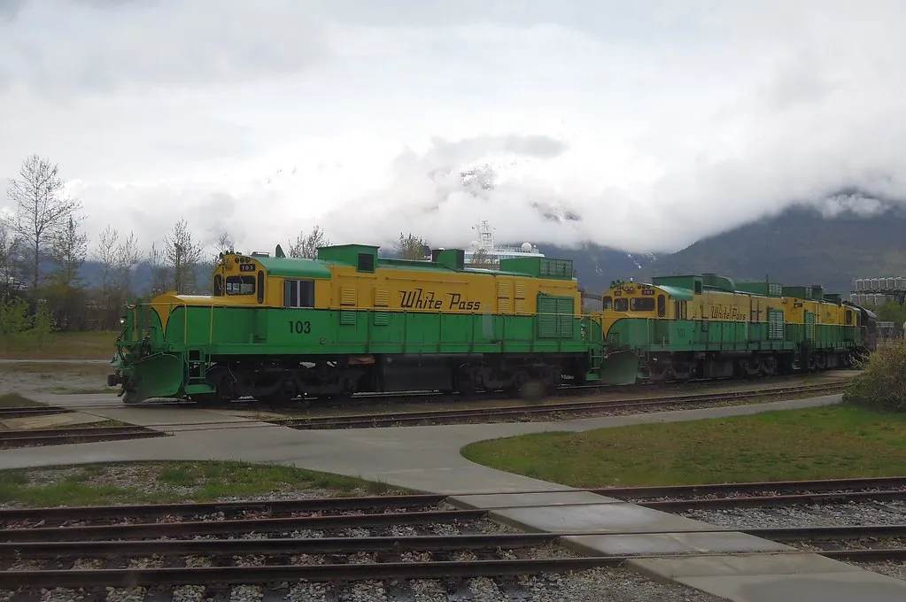 USA (Skagway, Alaska) The historic White Pass & Yukon Route railroad