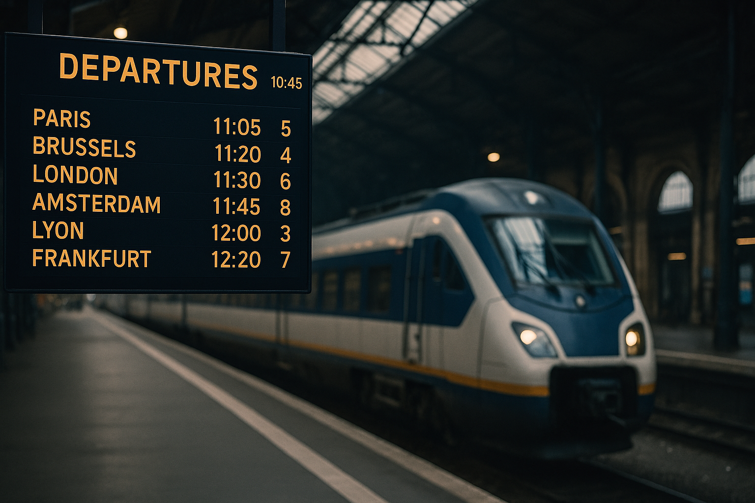 Train Schedule Example
