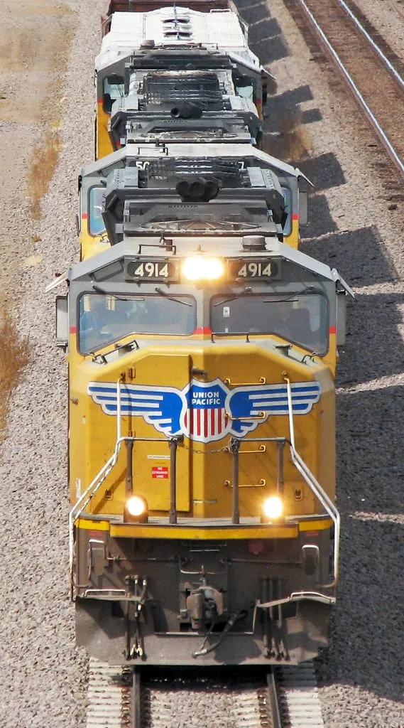 Union Pacific Railroad # 4914 diesel locomotive (Bailey Yard, North Platte, Nebraska, USA)
