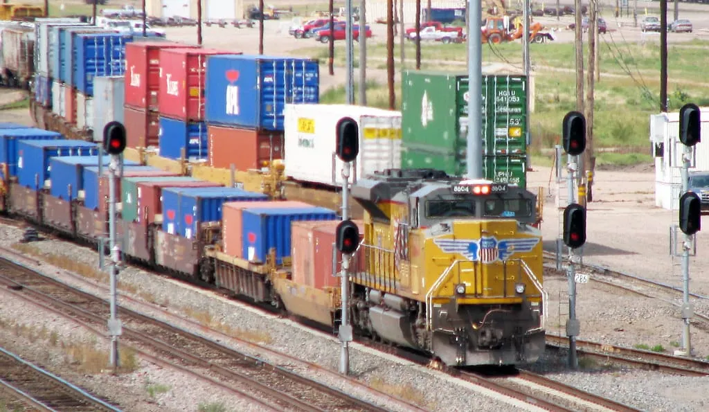 Union Pacific Railroad # 8604 diesel locomotive (Bailey Yard, North Platte, Nebraska, USA)