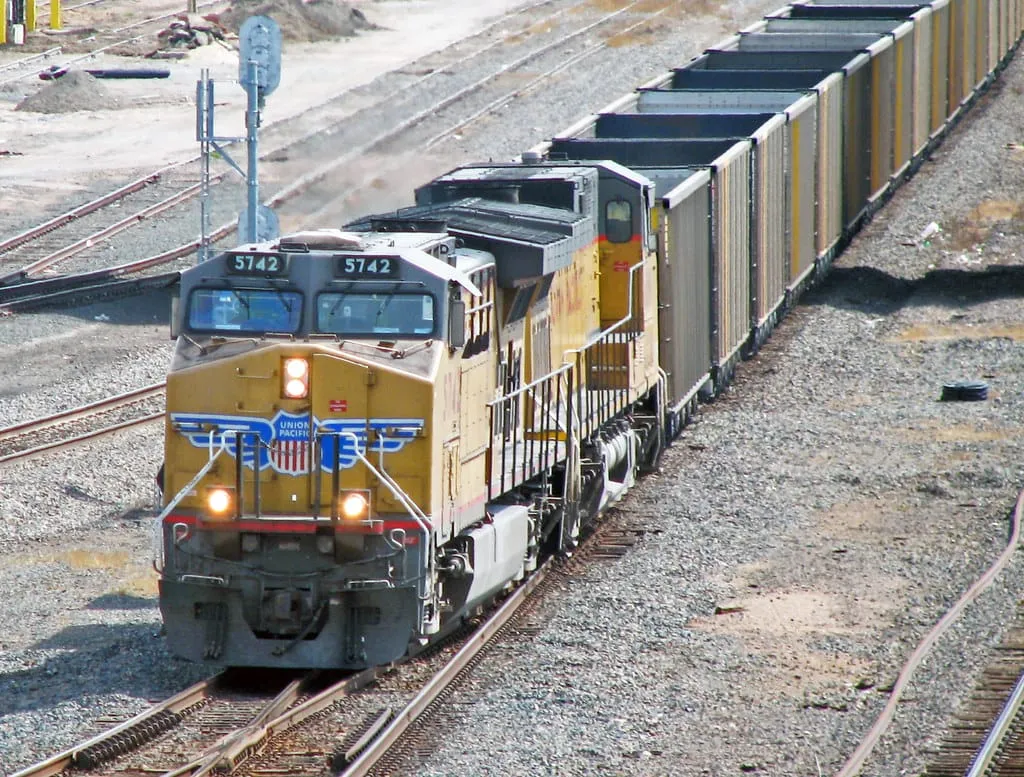 Union Pacific Railroad # 5742 diesel locomotive (Bailey Yard, North Platte, Nebraska, USA)