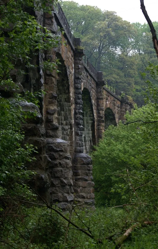 Rain at the Thomas Viaduct (Elkridge, MD)