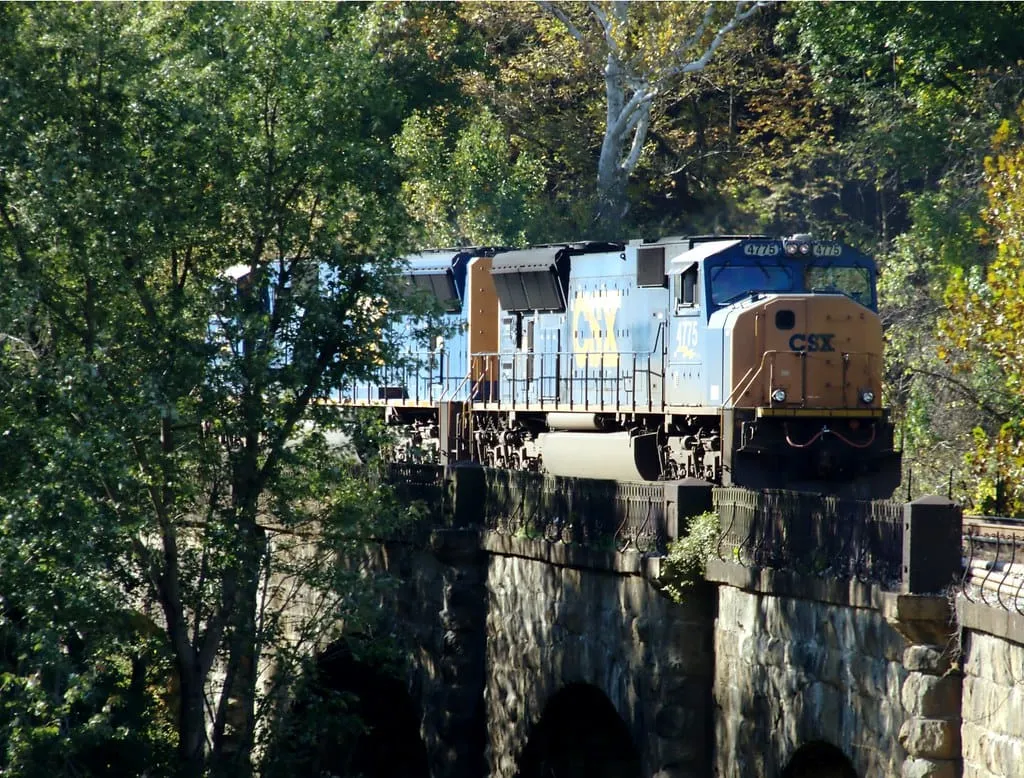 Crossing the Thomas Viaduct (Elkridge, MD)