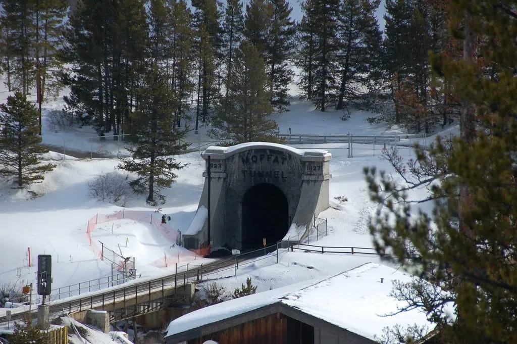 West portal of the Moffat Tunnel
